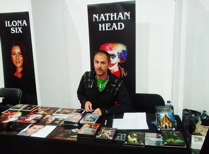 Nathan Head at For The Love Of Horror convention in Manchester 2018