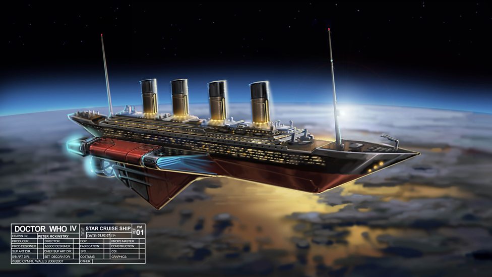 "Doctor Who" Titanic concept art