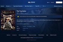 horror actor "Nathan Head" in "The Toymaker" on the "Sky Store"