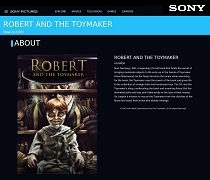 "Robert And The Toymaker" on the Sony Pictures film catalogue website