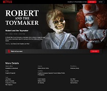"Robert And The Toymaker" on Netflix