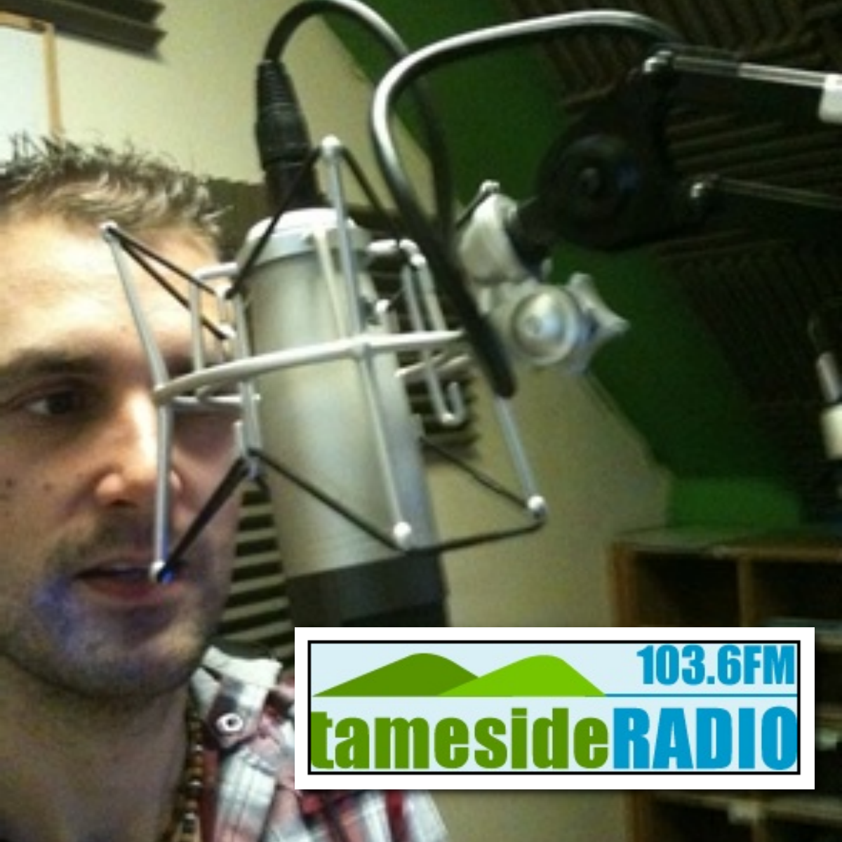 Nathan Head presenting radio