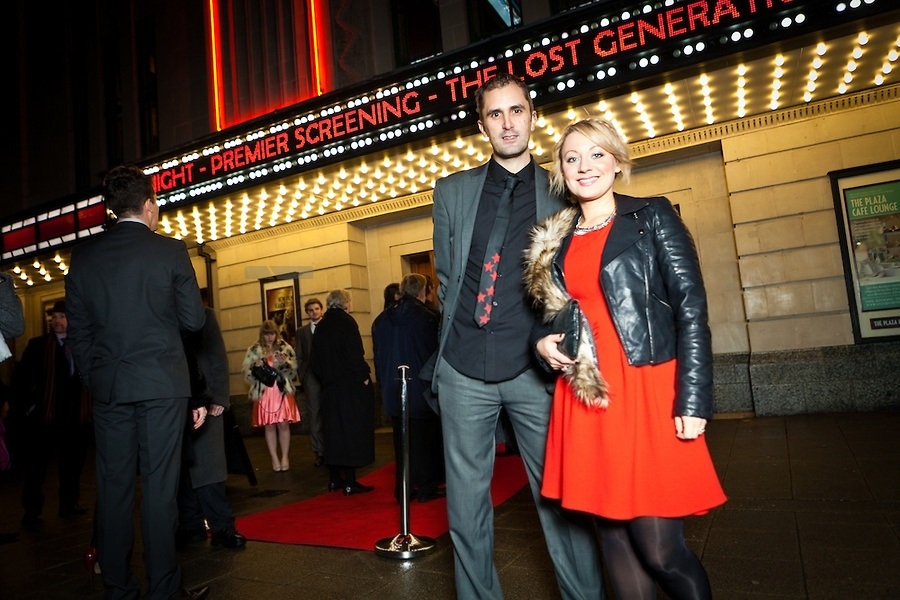 Nathan Head on the red carpet