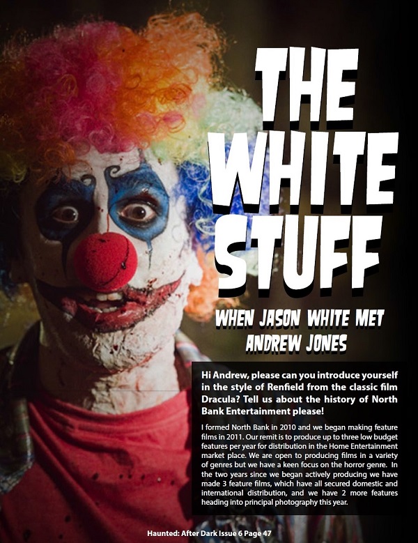 photo of Trinc from Theatre of Fear in Haunted After Dark Magazine issue 6 page 47