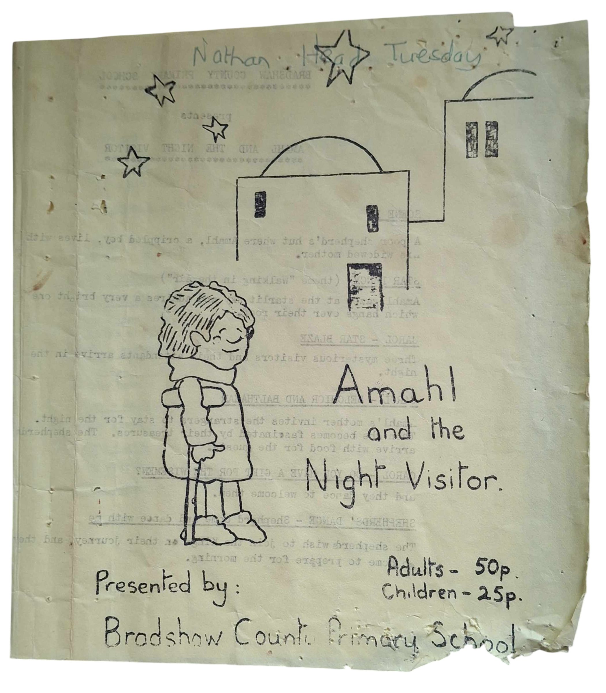 Amahl and the Night Visitor official programme