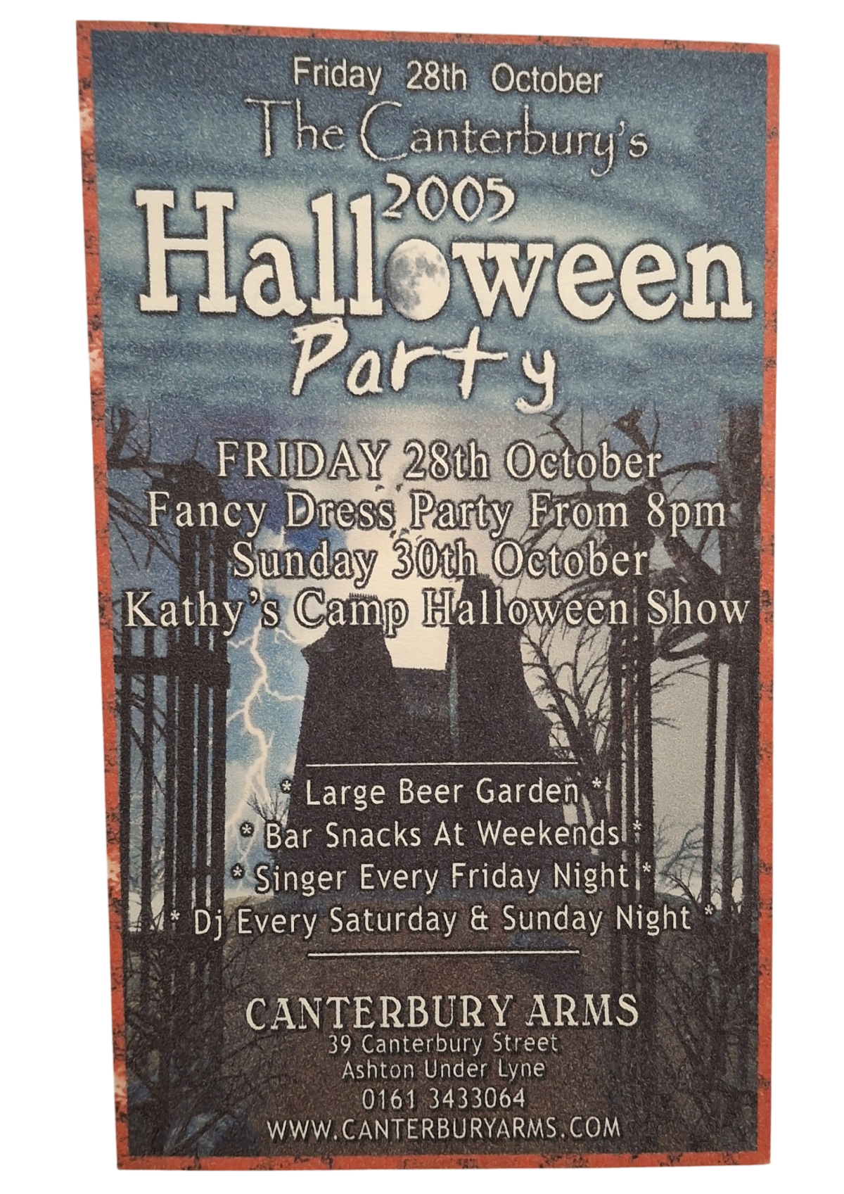 Halloween Cabaret at the Canty