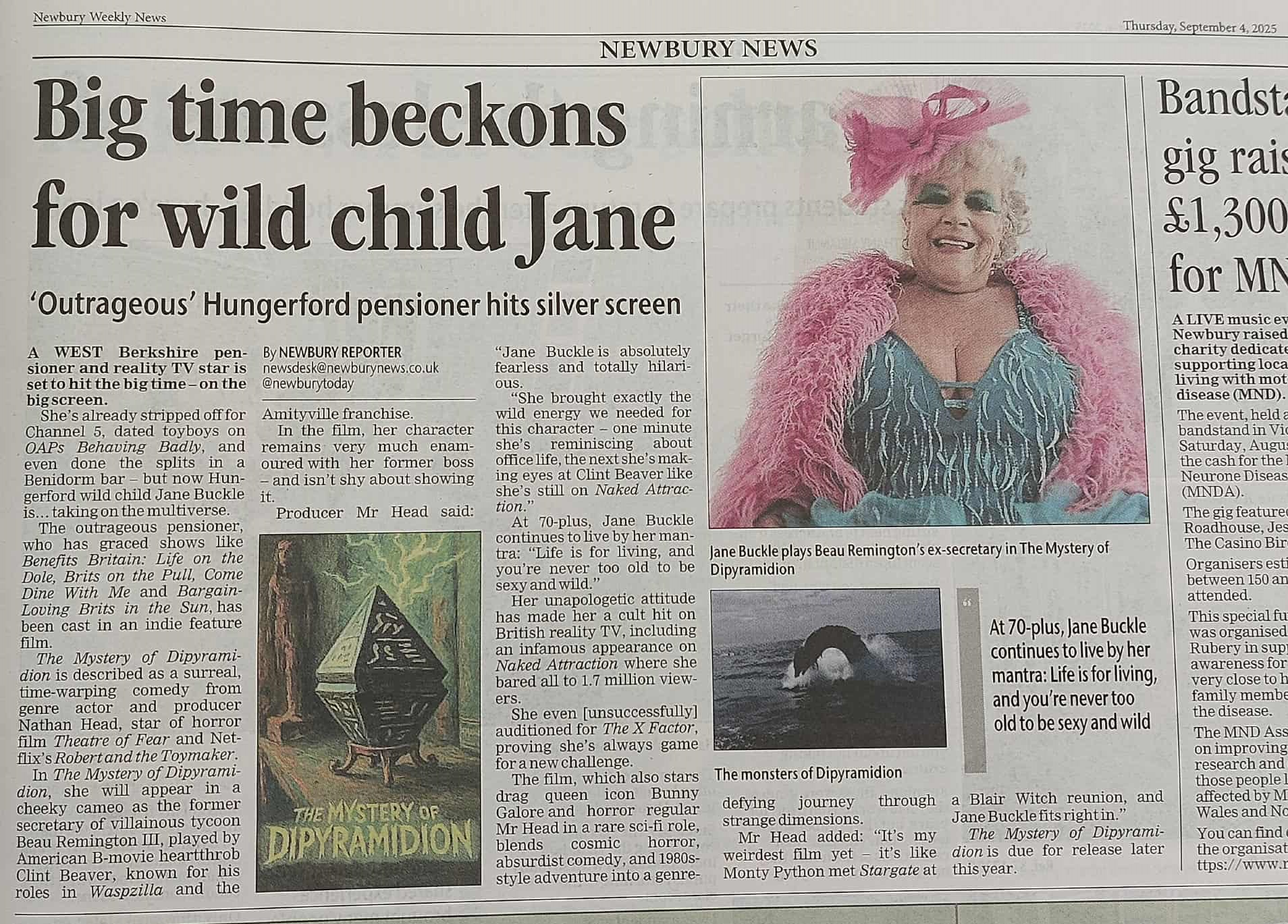 The Mystery of Dipyramidion in the Newbury News September 2025