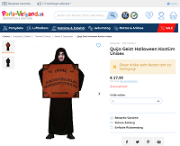 2024 unofficial Austrian Quija-Giest halloween costume